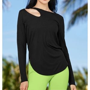 Alo Yoga Ribbed Peak Long Sleeve